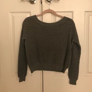 Studded Knit Sweater